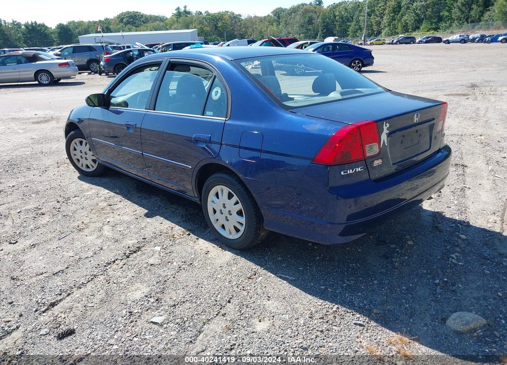 2004 HONDA CIVIC LX VIN: 2HGES16534H590402