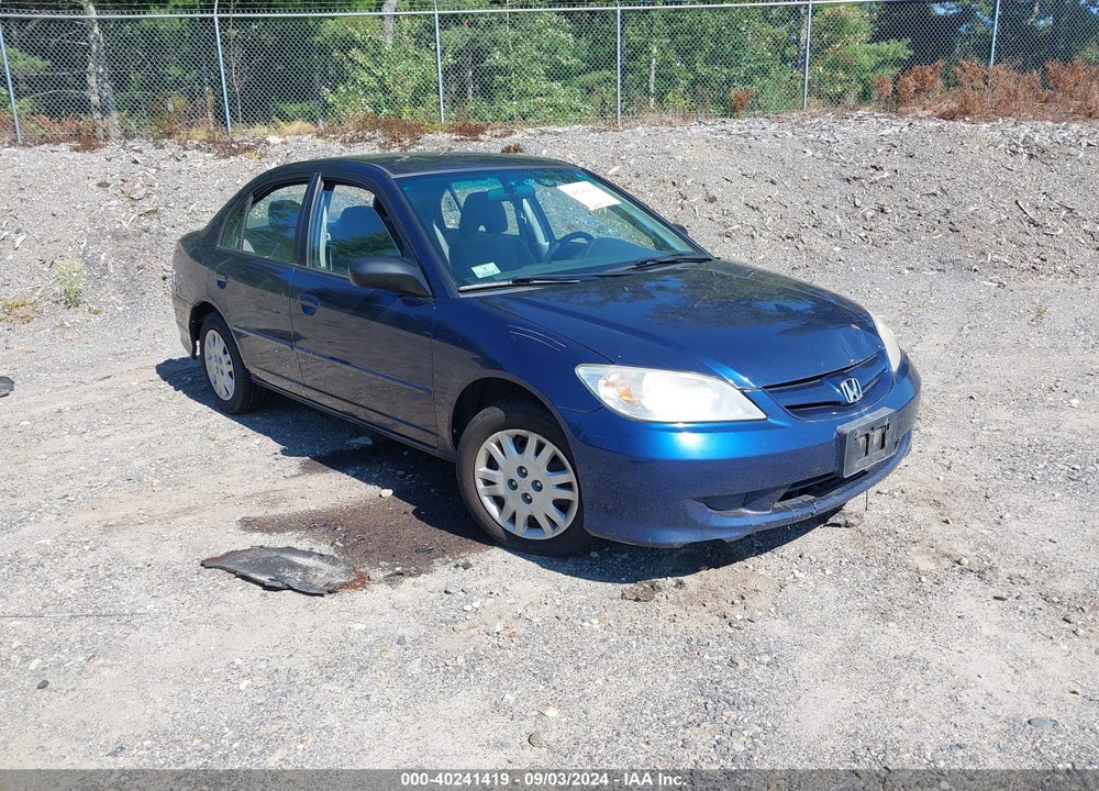 2004 HONDA CIVIC LX VIN: 2HGES16534H590402