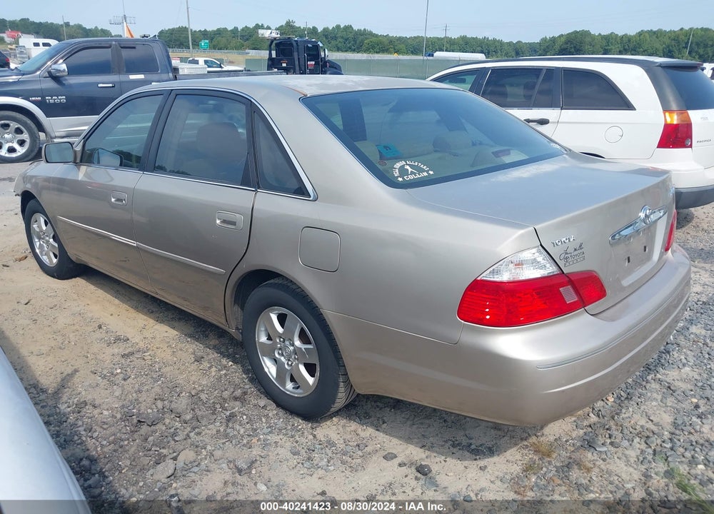 2003 TOYOTA AVALON XL VIN: 4T1BF28B73U327027
