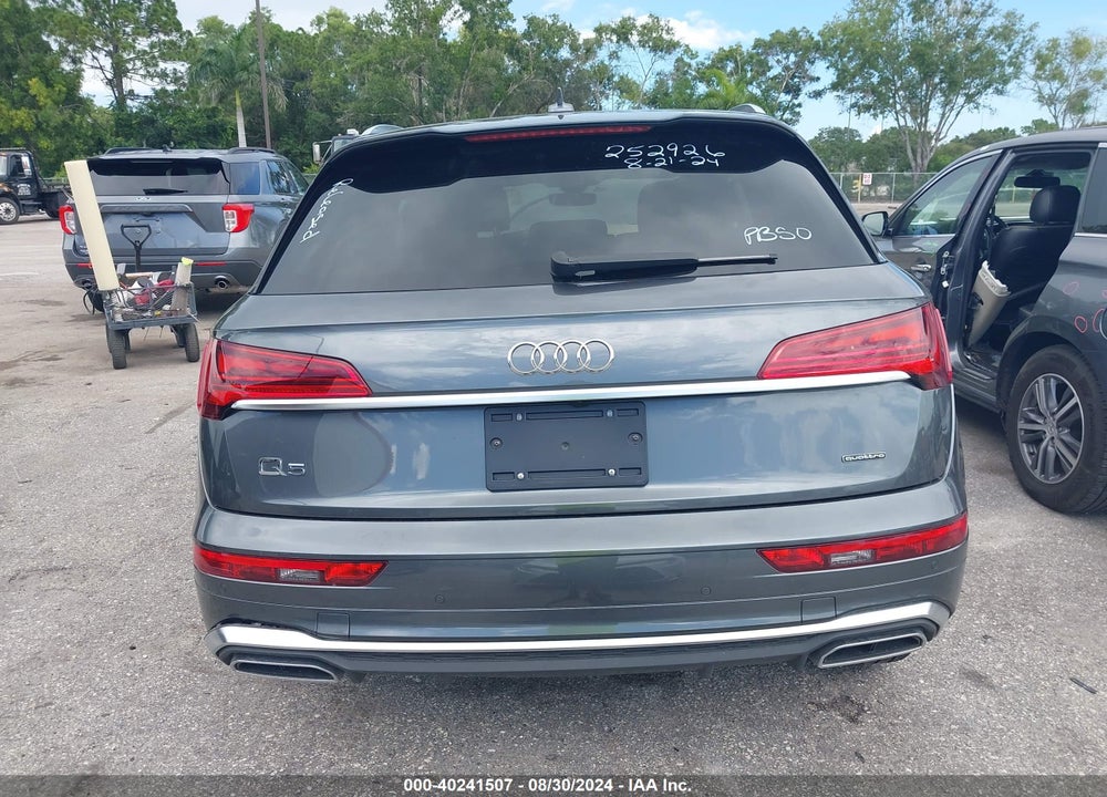 2023 AUDI Q5 PREMIUM 45 TFSI S LINE QUATTRO VIN: WA1GAAFYXP2059306