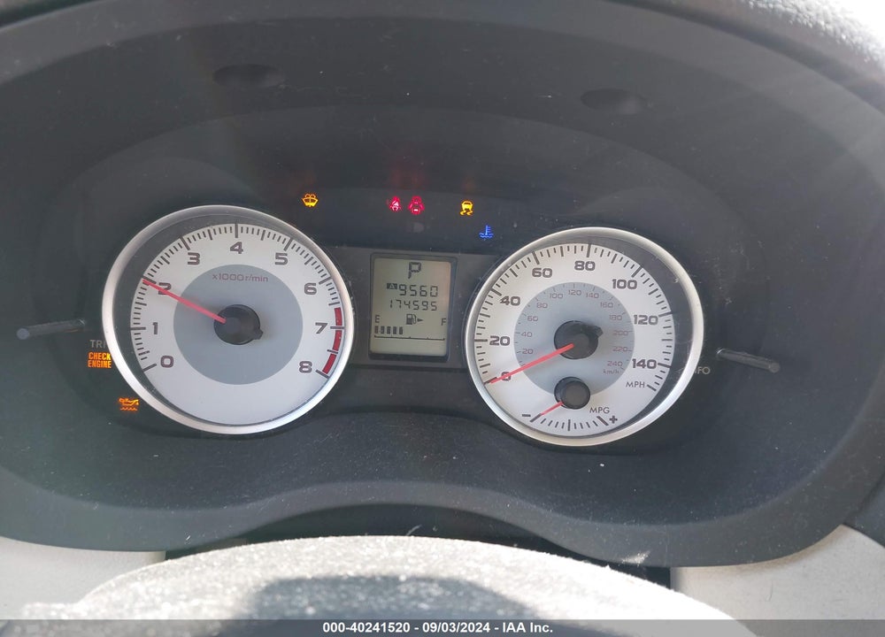 2012 SUBARU IMPREZA 2.0I VIN: JF1GJAA60CH018708