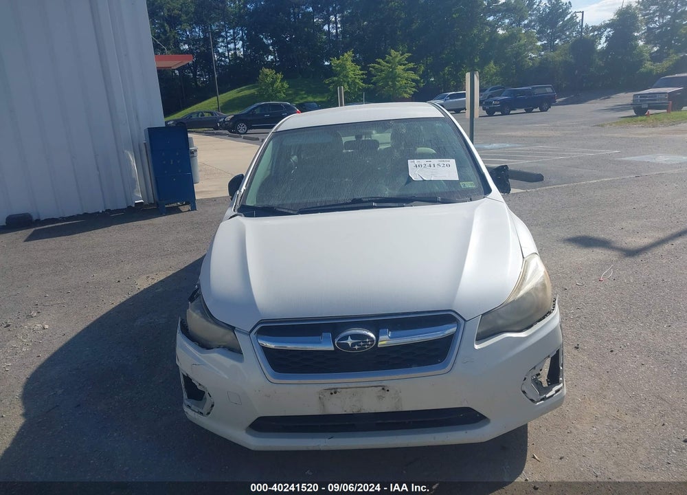 2012 SUBARU IMPREZA 2.0I VIN: JF1GJAA60CH018708