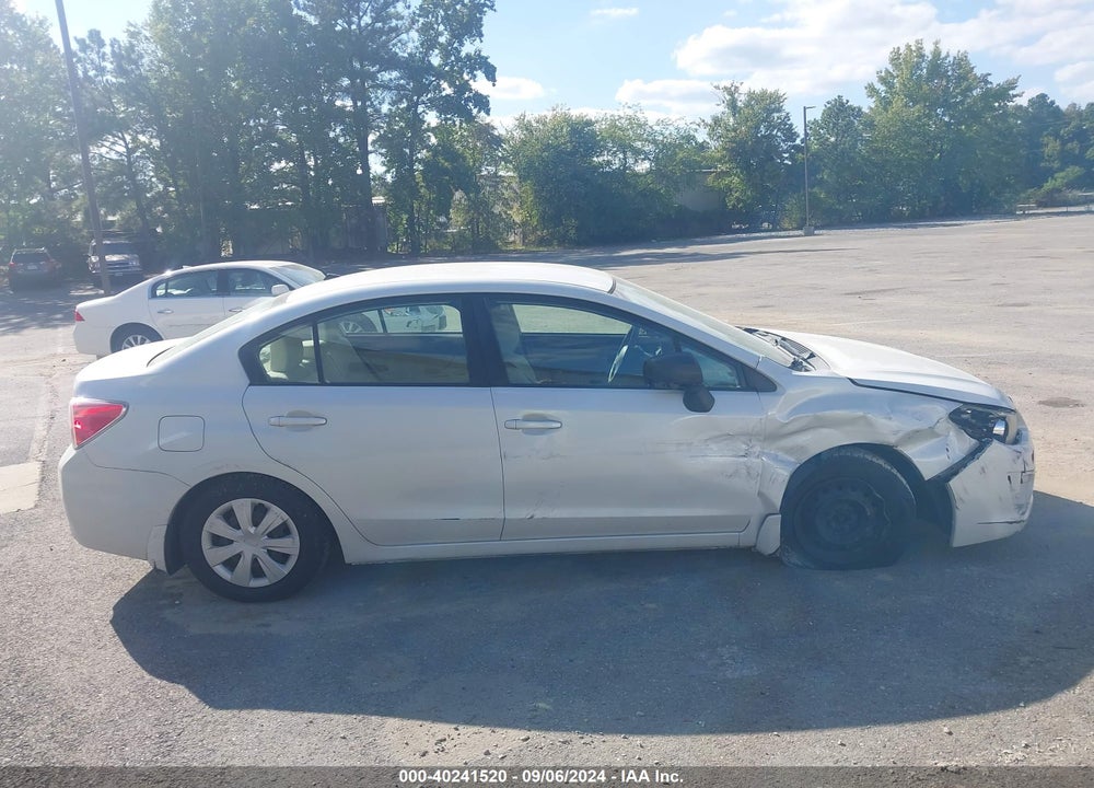 2012 SUBARU IMPREZA 2.0I VIN: JF1GJAA60CH018708