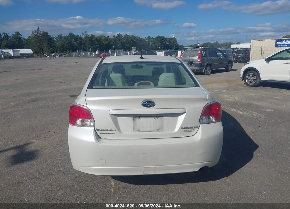 2012 SUBARU IMPREZA 2.0I VIN: JF1GJAA60CH018708