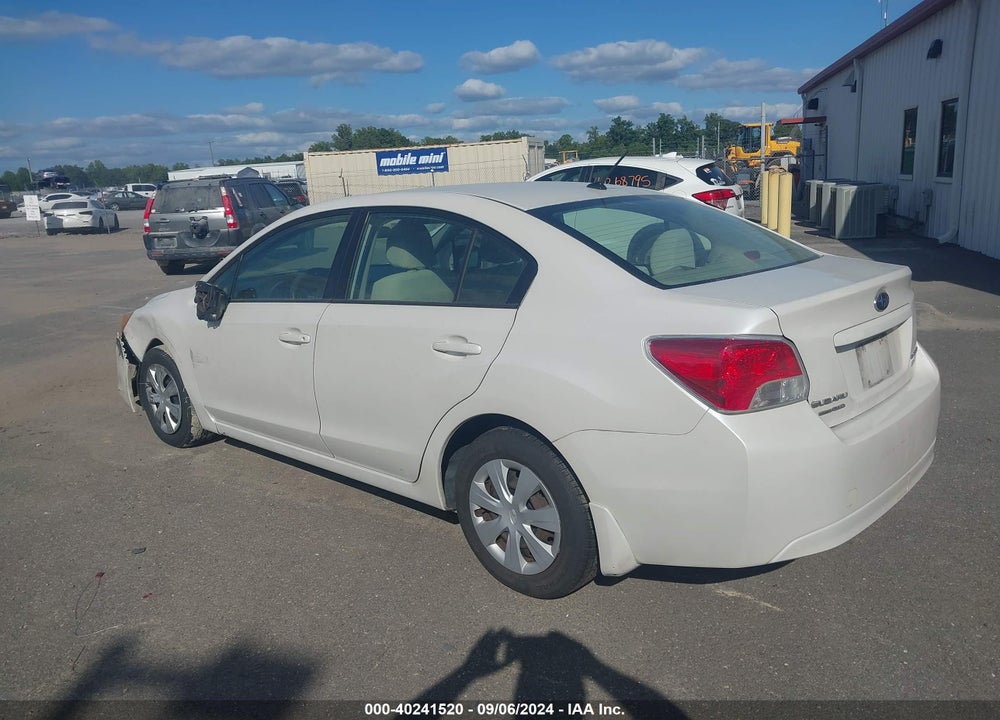 2012 SUBARU IMPREZA 2.0I VIN: JF1GJAA60CH018708