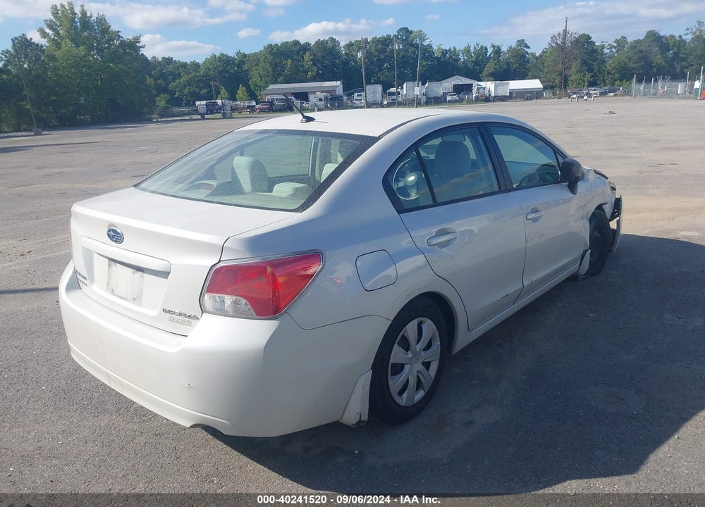 2012 SUBARU IMPREZA 2.0I VIN: JF1GJAA60CH018708