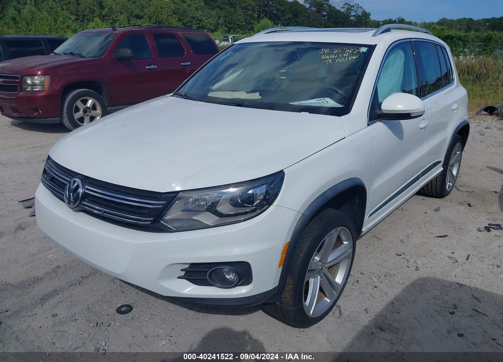 2014 VOLKSWAGEN TIGUAN R-LINE VIN: WVGAV3AXXEW083309