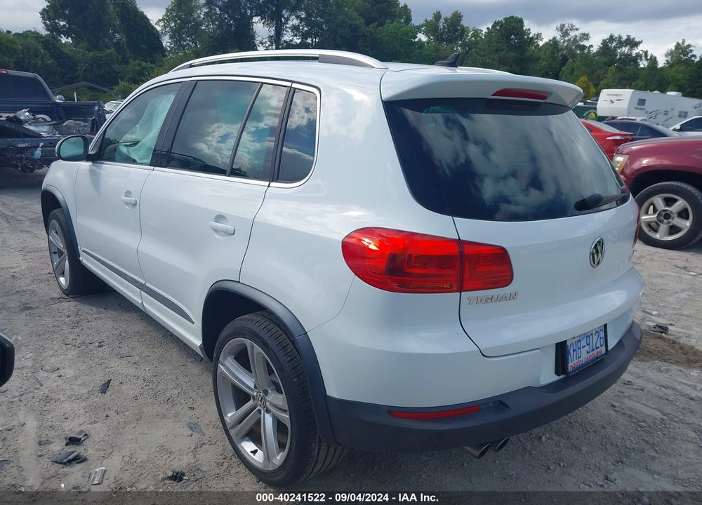 2014 VOLKSWAGEN TIGUAN R-LINE VIN: WVGAV3AXXEW083309