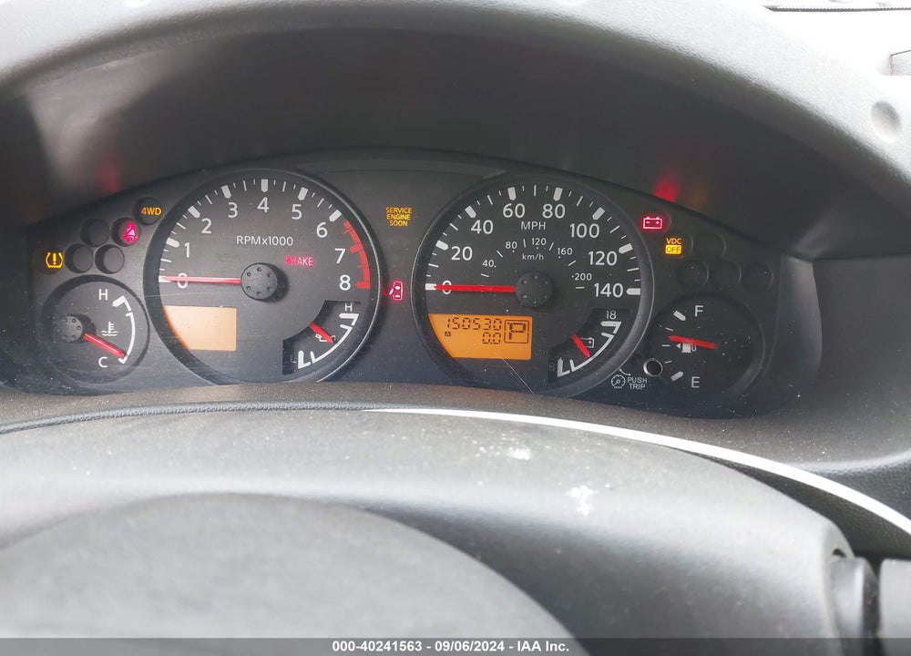 2007 NISSAN XTERRA X VIN: 5N1AN08W17C534501