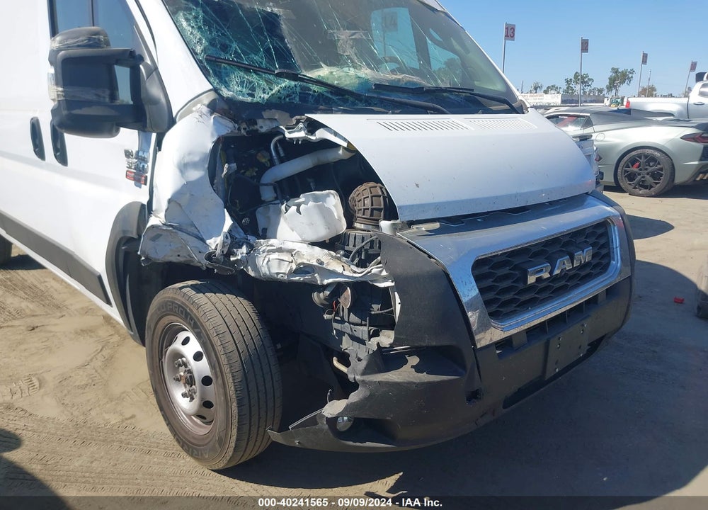 2022 RAM PROMASTER 3500 CARGO VAN HIGH ROOF 159 WB EXT VIN: 3C6MRVJG3NE130506