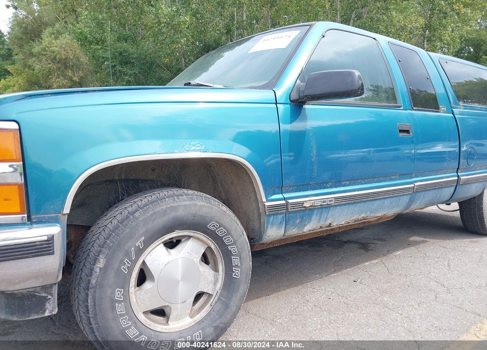 1997 CHEVROLET K1500 FLEETSIDE VIN: 1GCEK19R8VE156014