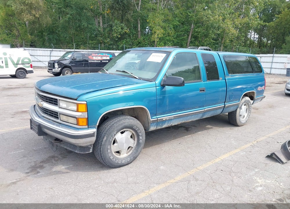 1997 CHEVROLET K1500 FLEETSIDE VIN: 1GCEK19R8VE156014