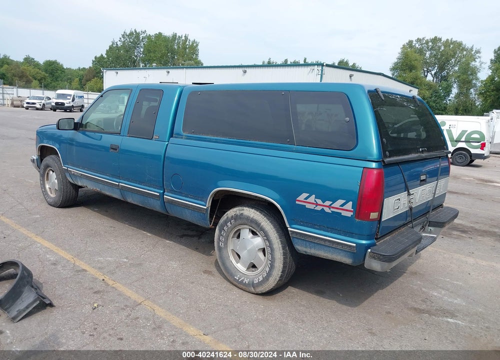 1997 CHEVROLET K1500 FLEETSIDE VIN: 1GCEK19R8VE156014