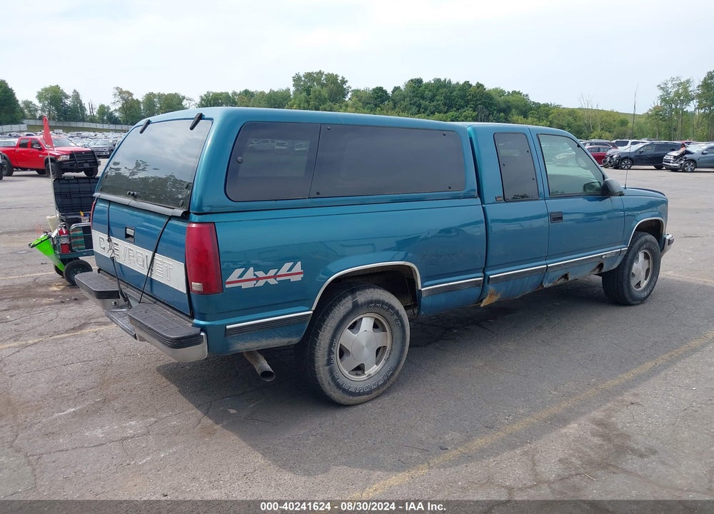 1997 CHEVROLET K1500 FLEETSIDE VIN: 1GCEK19R8VE156014