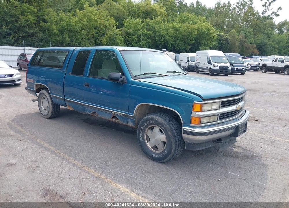 1997 CHEVROLET K1500 FLEETSIDE VIN: 1GCEK19R8VE156014