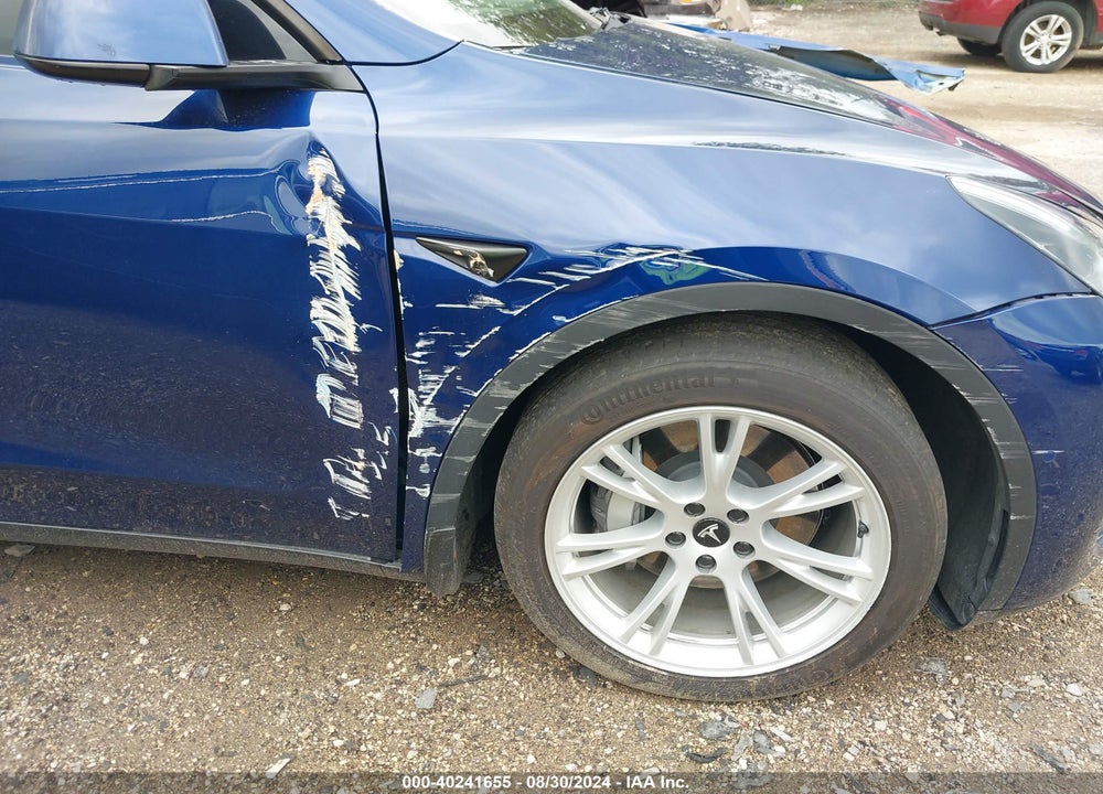 2021 TESLA MODEL Y LONG RANGE DUAL MOTOR ALL-WHEEL DRIVE VIN: 5YJYGDEE6MF200494
