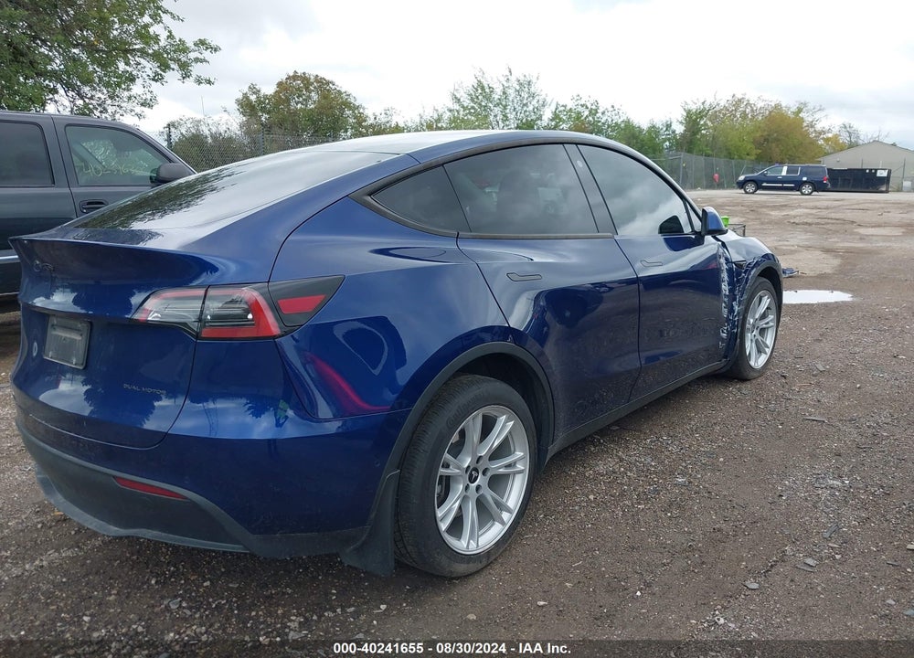 2021 TESLA MODEL Y LONG RANGE DUAL MOTOR ALL-WHEEL DRIVE VIN: 5YJYGDEE6MF200494