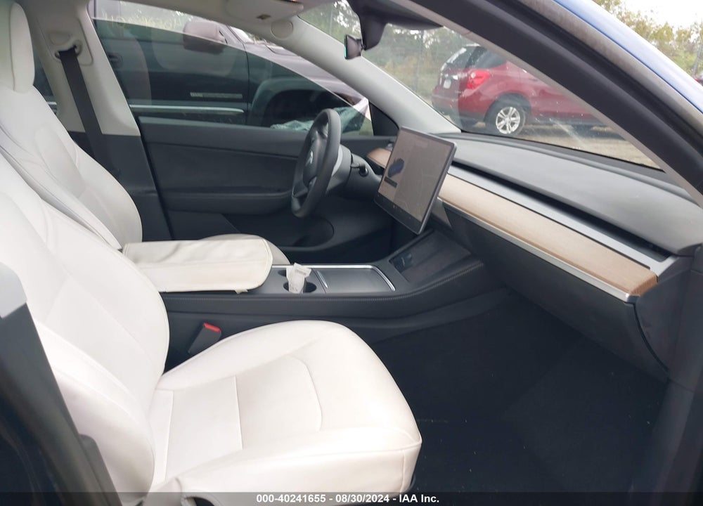 2021 TESLA MODEL Y LONG RANGE DUAL MOTOR ALL-WHEEL DRIVE VIN: 5YJYGDEE6MF200494