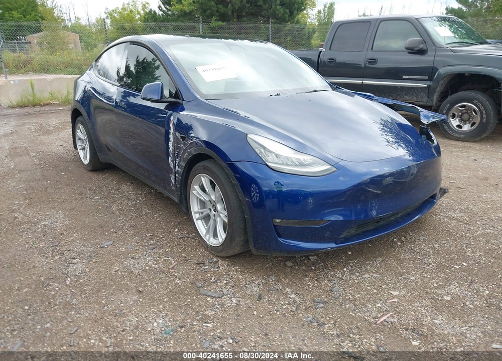 2021 TESLA MODEL Y LONG RANGE DUAL MOTOR ALL-WHEEL DRIVE VIN: 5YJYGDEE6MF200494