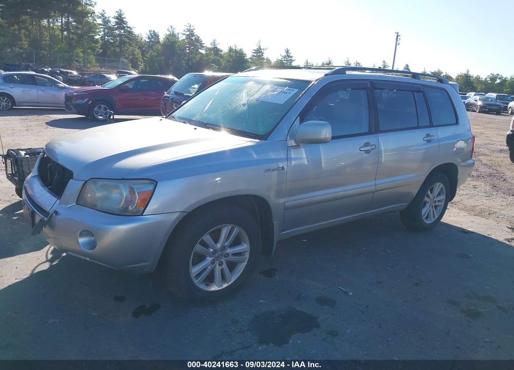 2007 TOYOTA HIGHLANDER HYBRID V6 VIN: JTEEW21A270041694