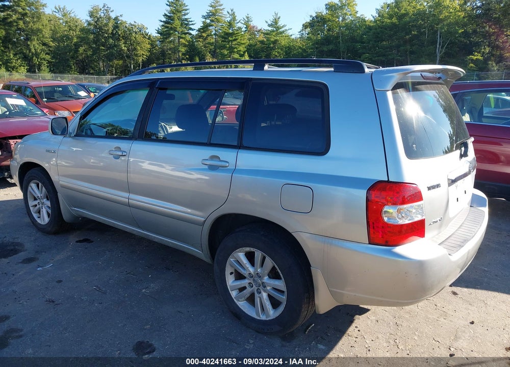 2007 TOYOTA HIGHLANDER HYBRID V6 VIN: JTEEW21A270041694