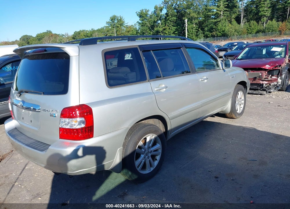 2007 TOYOTA HIGHLANDER HYBRID V6 VIN: JTEEW21A270041694