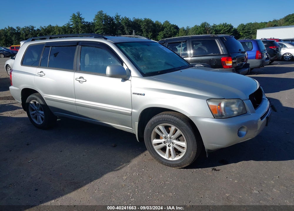 2007 TOYOTA HIGHLANDER HYBRID V6 VIN: JTEEW21A270041694