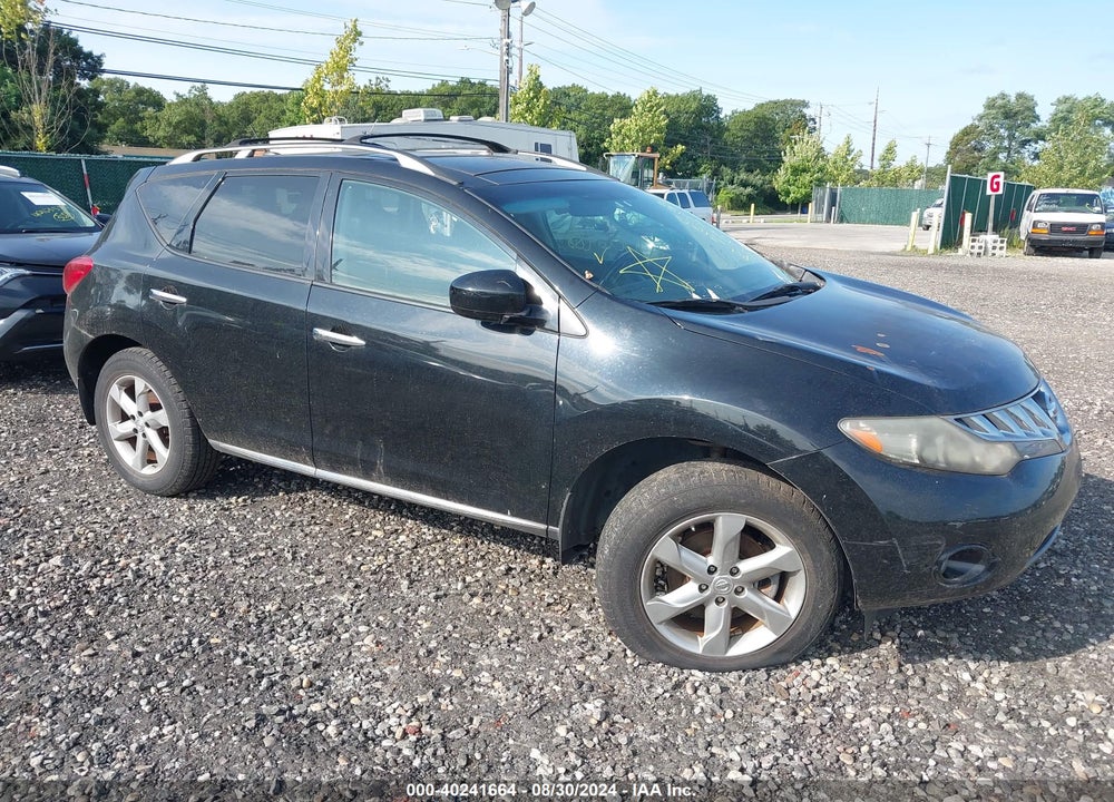 2009 NISSAN MURANO SL VIN: JN8AZ18W79W207198