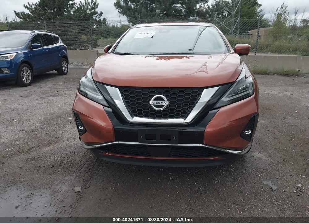 2022 NISSAN MURANO SL INTELLIGENT AWD VIN: 5N1AZ2CSXNC116102