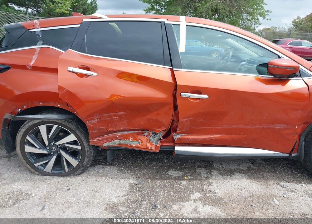2022 NISSAN MURANO SL INTELLIGENT AWD VIN: 5N1AZ2CSXNC116102