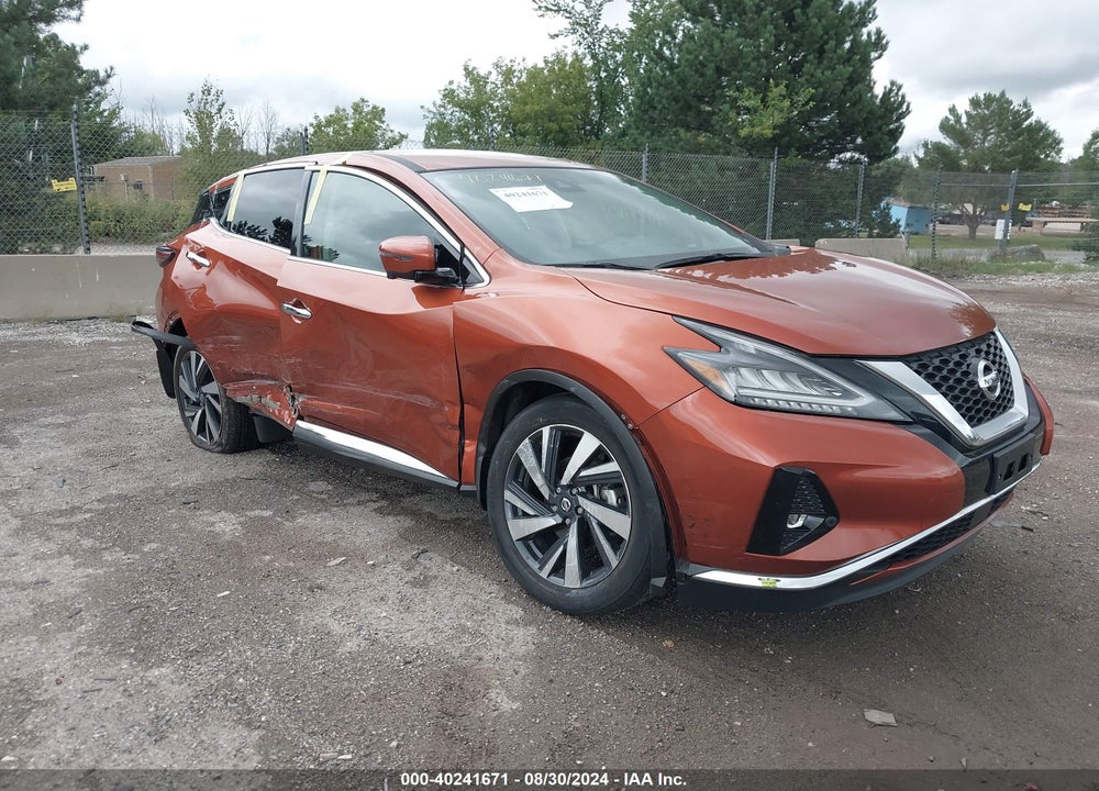 2022 NISSAN MURANO SL INTELLIGENT AWD VIN: 5N1AZ2CSXNC116102