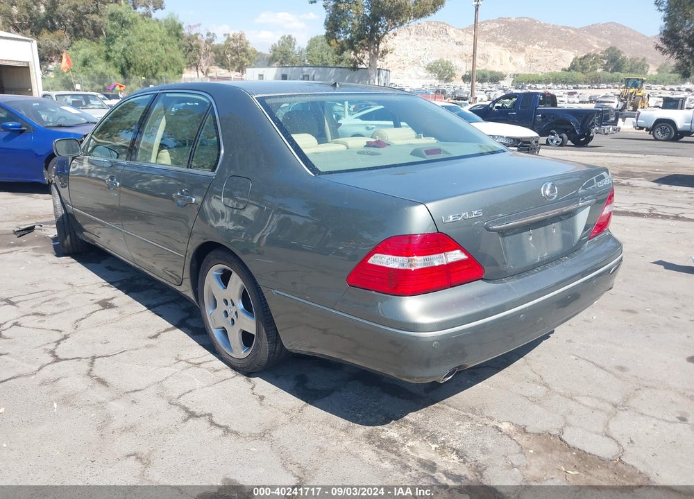 2006 LEXUS LS 430 VIN: JTHBN36F665045168