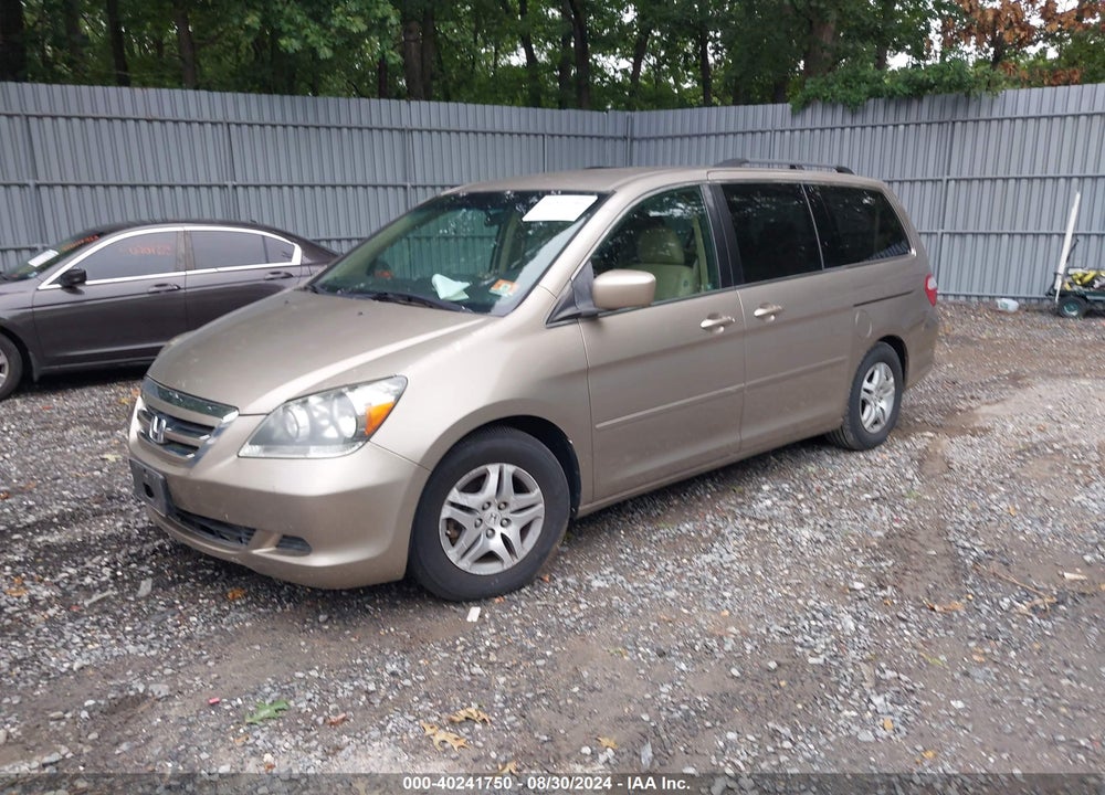2007 HONDA ODYSSEY EX VIN: 5FNRL38417B108551