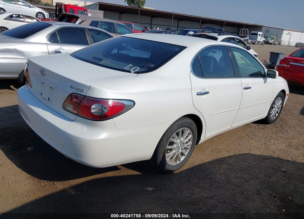 2003 LEXUS ES 300 VIN: JTHBF30G236018053