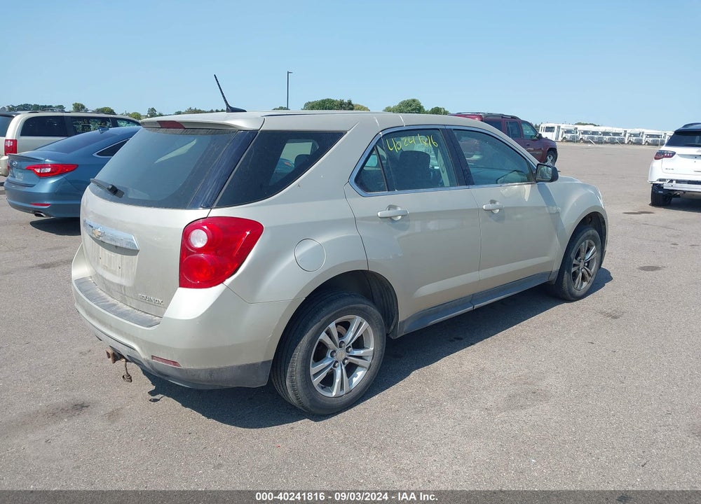 2013 CHEVROLET EQUINOX LS VIN: 2GNALBEK1D1215714
