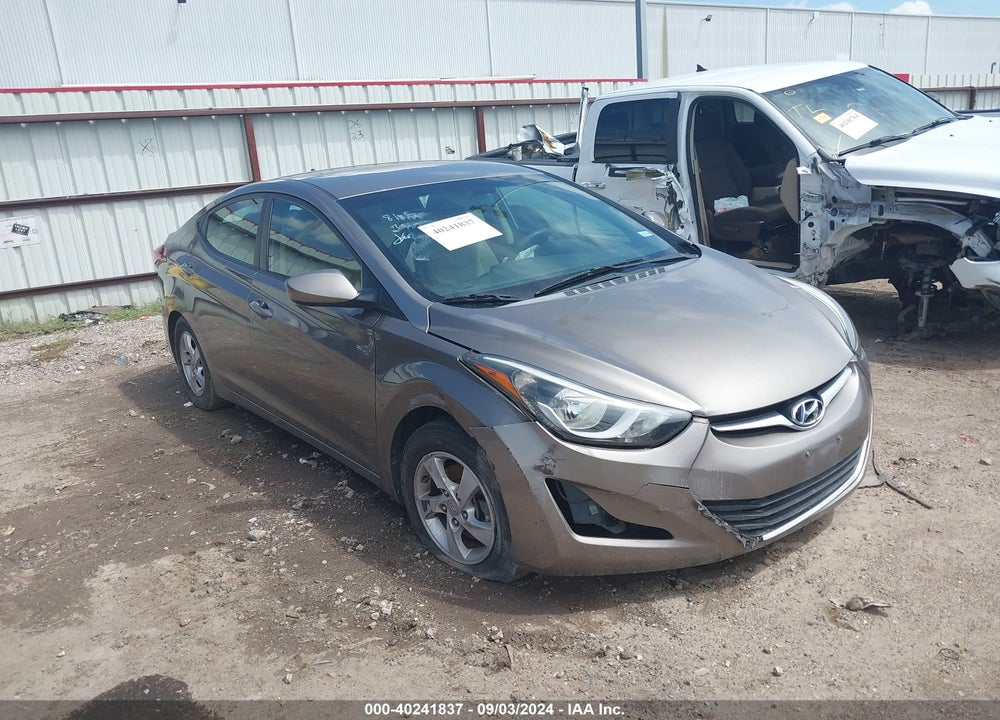 2014 HYUNDAI ELANTRA VIN: 5NPDH4AEXEH456528