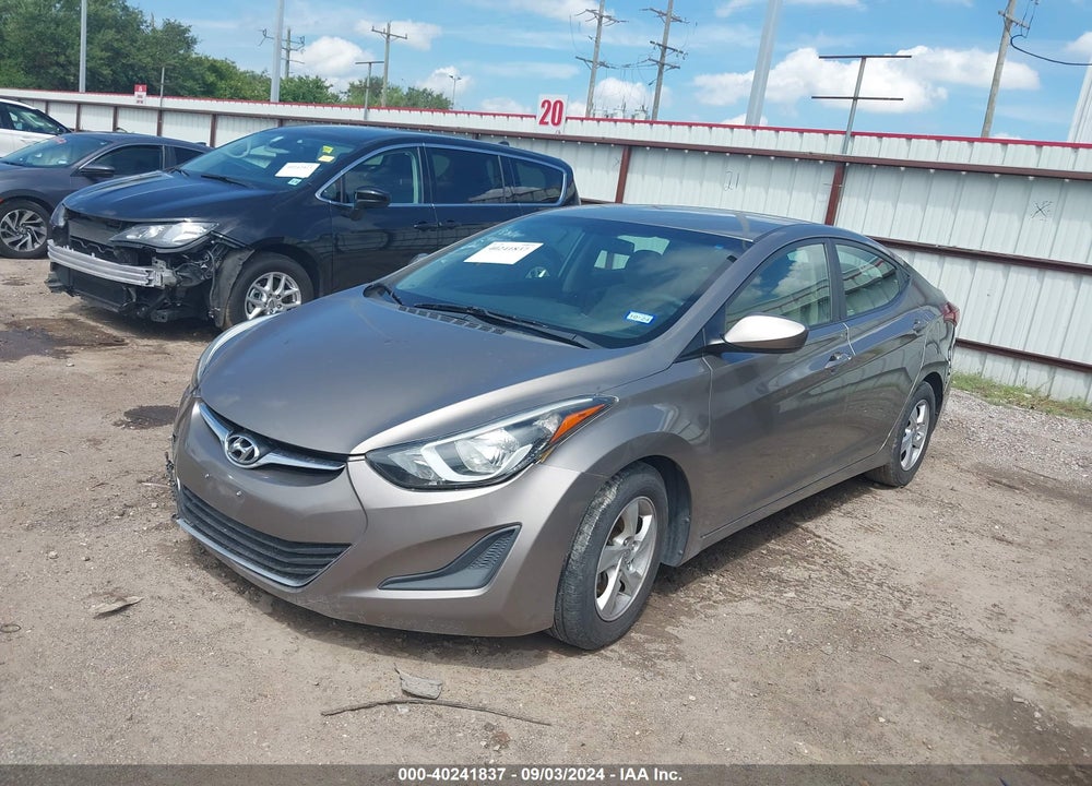 2014 HYUNDAI ELANTRA VIN: 5NPDH4AEXEH456528