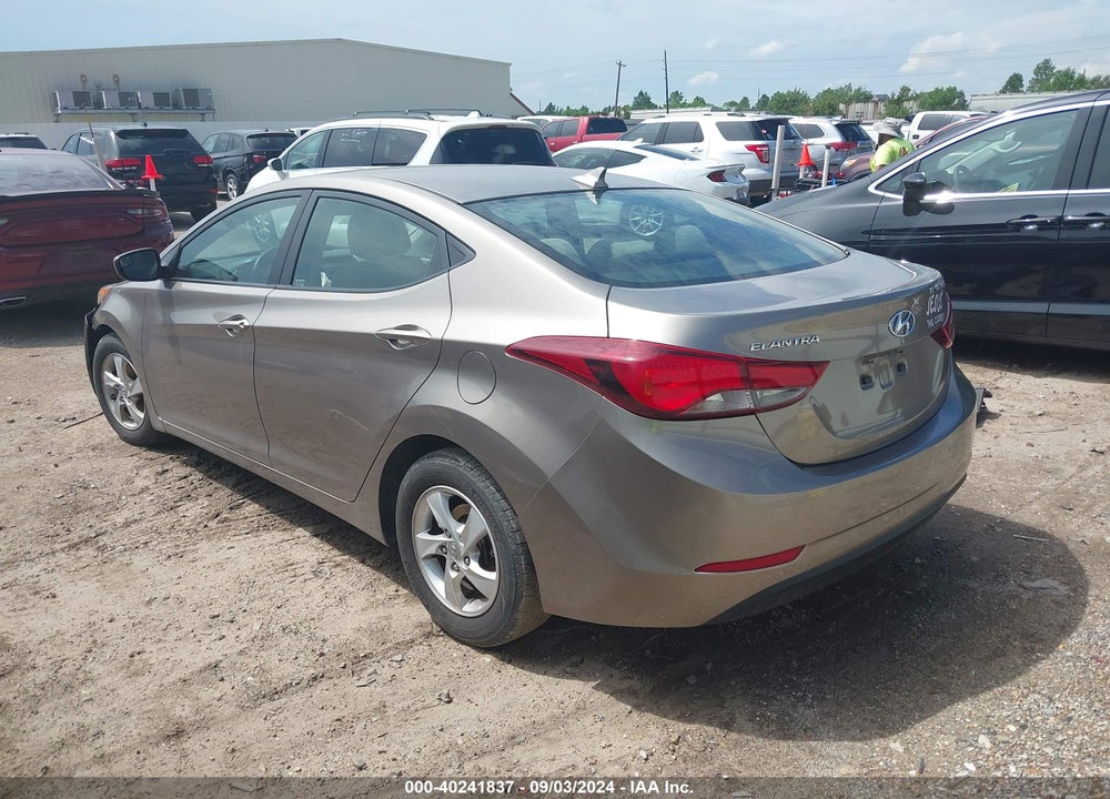 2014 HYUNDAI ELANTRA VIN: 5NPDH4AEXEH456528