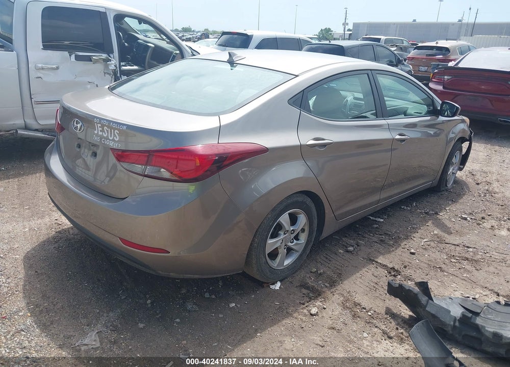 2014 HYUNDAI ELANTRA VIN: 5NPDH4AEXEH456528