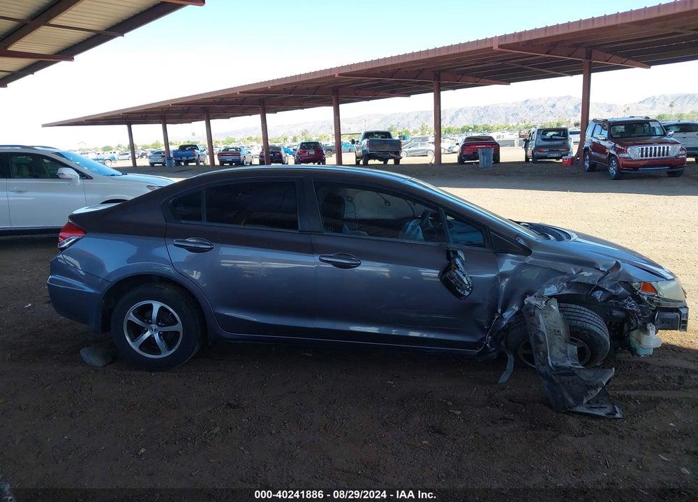 2015 HONDA CIVIC SE VIN: 19XFB2F7XFE119646