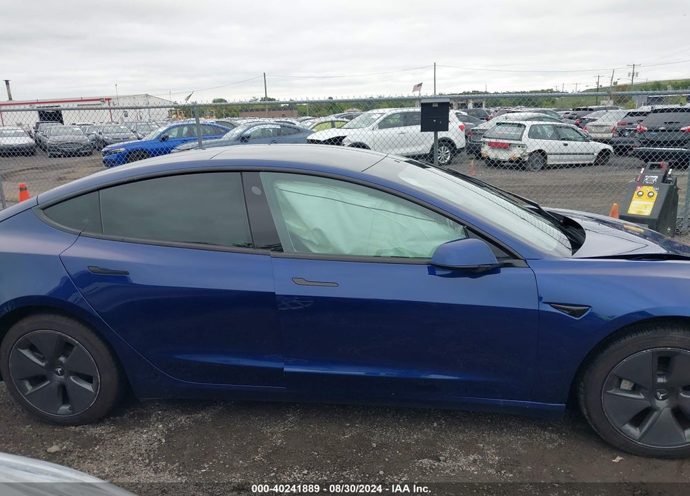 2022 TESLA MODEL 3 VIN: 5YJ3E1EA5NF369760