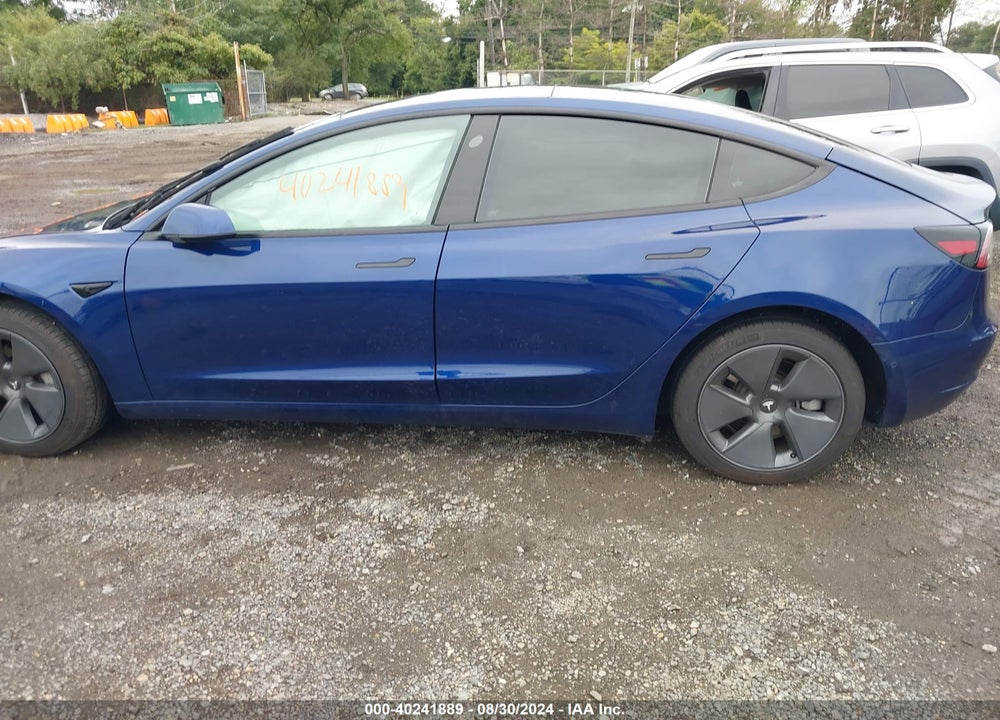 2022 TESLA MODEL 3 VIN: 5YJ3E1EA5NF369760