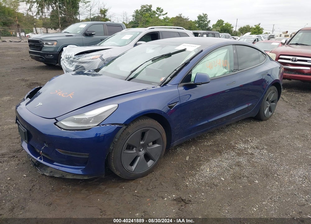 2022 TESLA MODEL 3 VIN: 5YJ3E1EA5NF369760