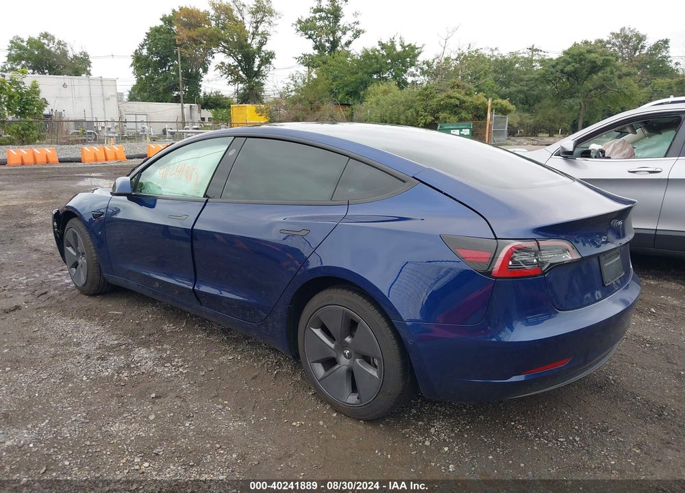 2022 TESLA MODEL 3 VIN: 5YJ3E1EA5NF369760
