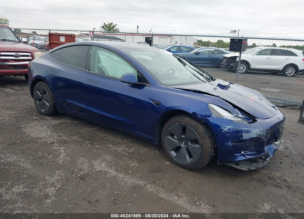 2022 TESLA MODEL 3 VIN: 5YJ3E1EA5NF369760
