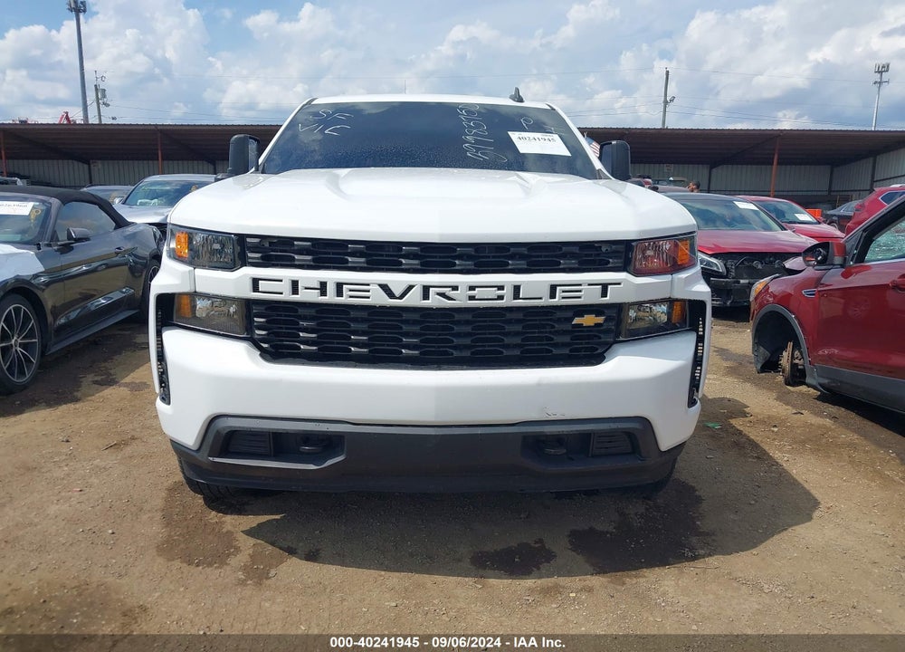 2019 CHEVROLET SILVERADO 1500 CUSTOM VIN: 3GCUYBEF9KG701377
