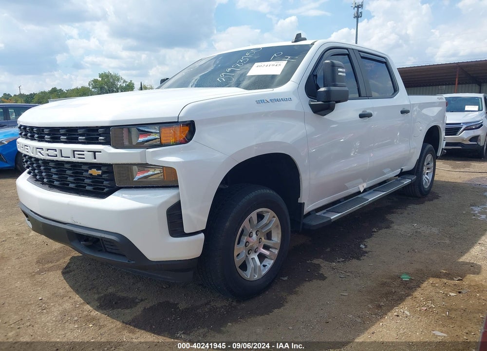 2019 CHEVROLET SILVERADO 1500 CUSTOM VIN: 3GCUYBEF9KG701377