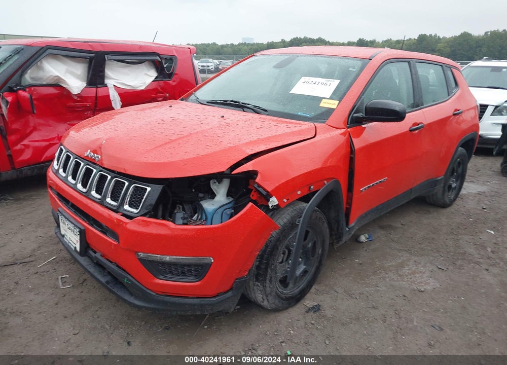 2019 JEEP COMPASS SPORT FWD VIN: 3C4NJCAB6KT676589