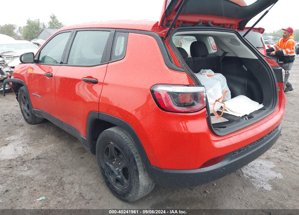 2019 JEEP COMPASS SPORT FWD VIN: 3C4NJCAB6KT676589