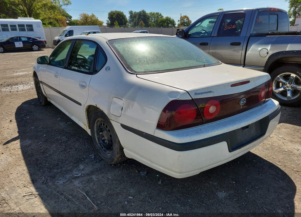 2004 CHEVROLET IMPALA VIN: 2G1WF52E249104606